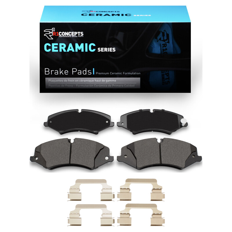 Land Rover Discovery Brake Pads - Front - R1 Concepts - R1 Ceramic Pads - Ceramic - `10-`17